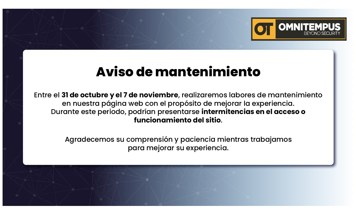 Mantenimiento página web